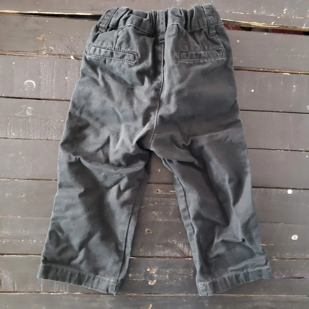 The Children's Place Baby Boy 18-24 Months Black Dress Pants Church Wedding